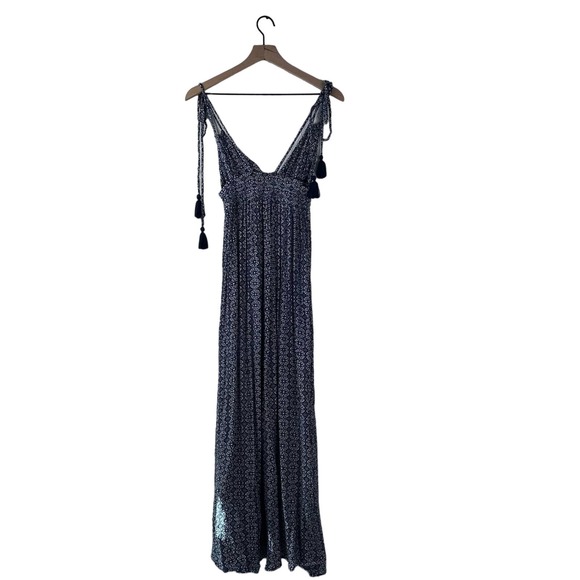 Lulus boho tassle geometric maxi dress xs - Picture 10 of 14